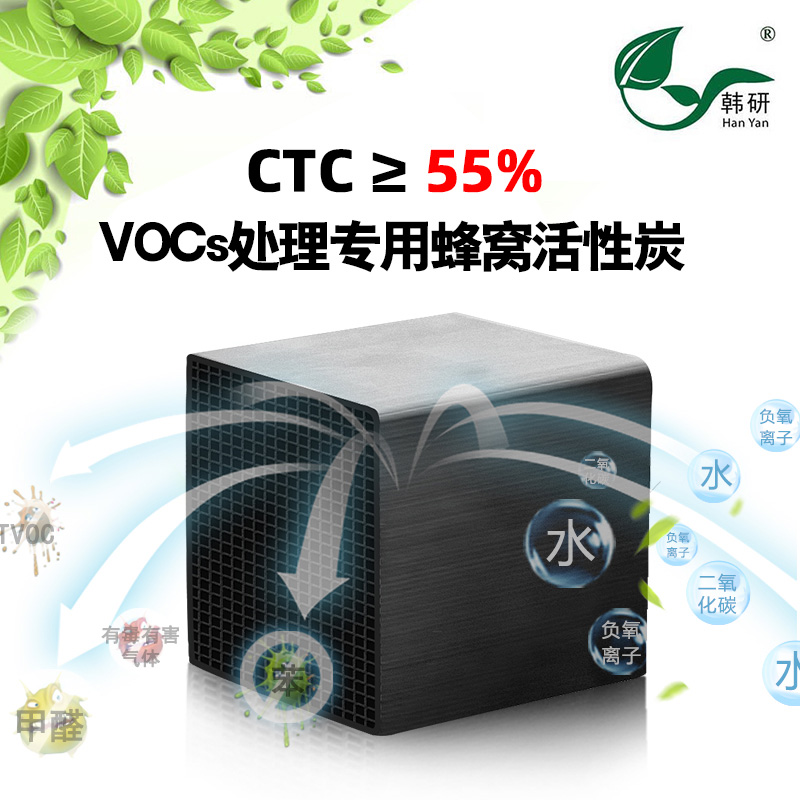 ctc55蜂窝活性炭